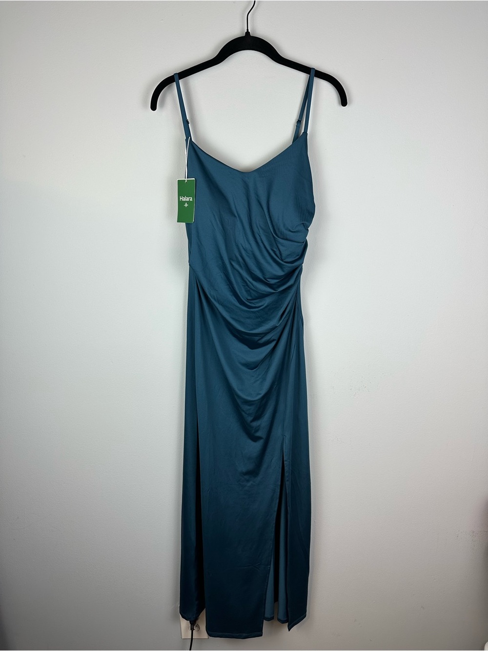 Halara Sz S SoftlyZero Airy Maxi InstantCool Dress blue